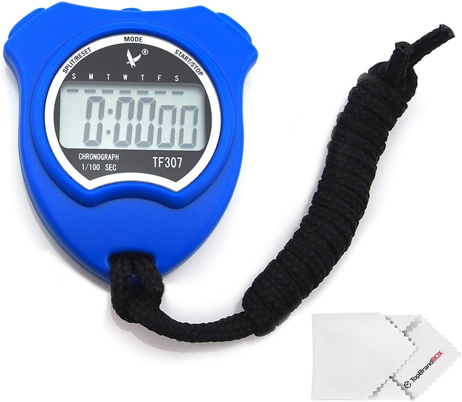 LEAP TF307 Sports Stopwatch Digital Chronograph Watch Timer Date Clock