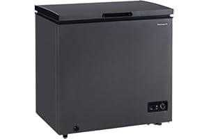 Frigidaire Chest Deep Freezer, 7 Cu. Ft. Capacity, Granita Rugged Design-Adjustable Thermostat-Removable Vinyl Coated Wire Ba