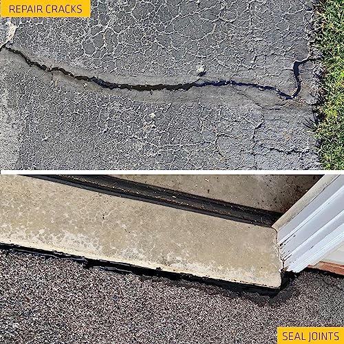 Sikaflex410 Asphalt Sealant, Black, SelfLeveling Hybrid Sealant For