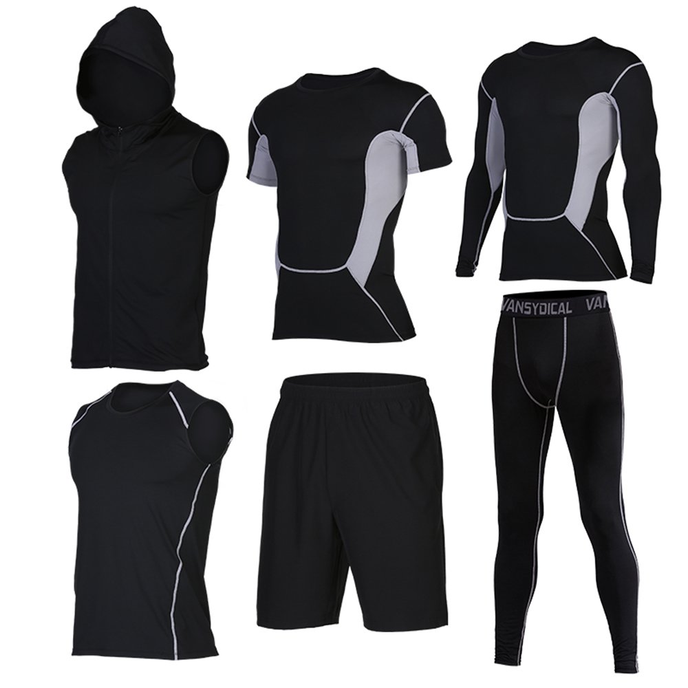 [ShowTime] Men's Fitness Suit Set, Yoga, Running, Jogging, Gym Fitness