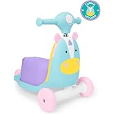 Skip Hop Kids 3-in-1 Baby Activity Push Walker &amp; Ride On Scooter Toy, Unicorn