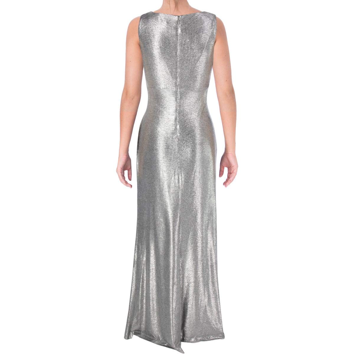 silver ralph lauren dress