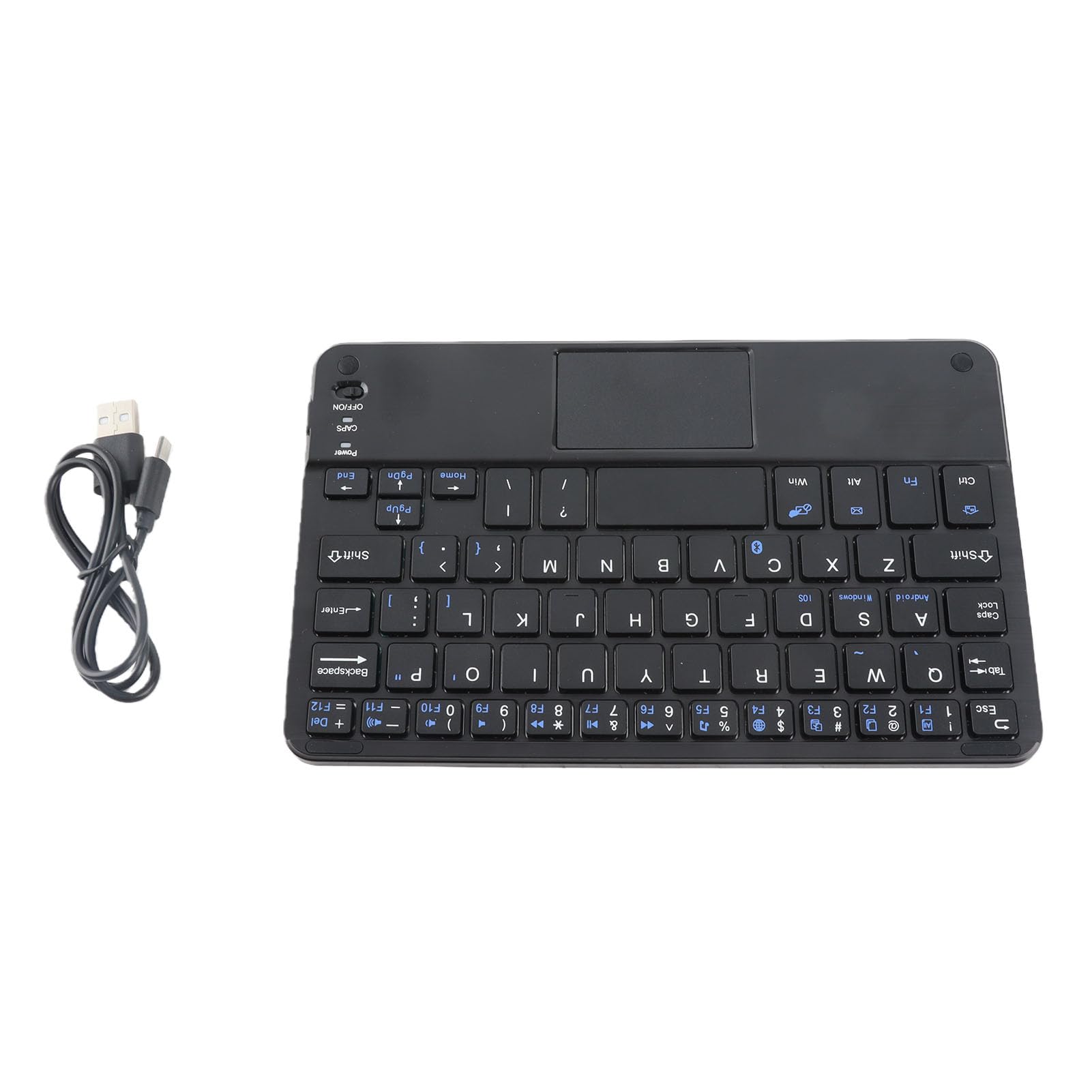 Yosoo Health Gear Wireless Bluetooth Keyboard With Touchpad - Compact, Portable Slim Mini for PC, Laptop and Android