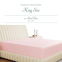 Carressa Linen 100% Cotton King Size Fitted Sheet