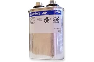 Genteq Capacitor 10 UF MFD 370V 97F9002, 97F9002s (Replaces Old GE# 97F9002BZ3, Z97F9002, 27L669), 10 MFD at 370V, Oval