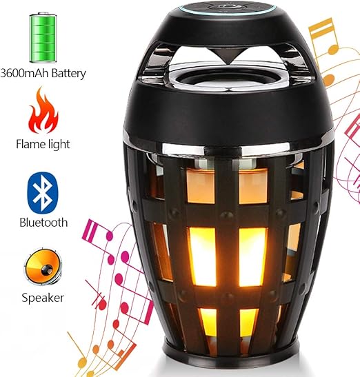 dikaou led flame table lamp