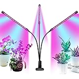 Grow Light Plant Lights for Indoor Plants, Clip-On Full Spectrum Led Plant Grow Lights for Seed Starting, Auto ON & Off with 