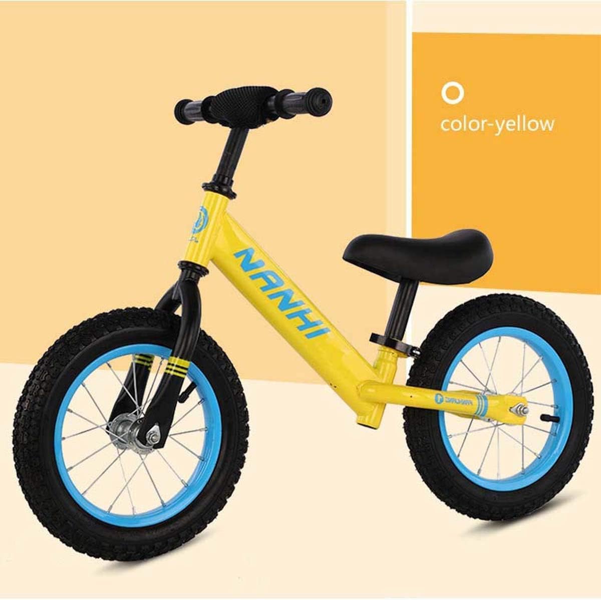 RZiioo 14 Inch Balance Bike, for 37 Years Girls And Boys Training Bike
