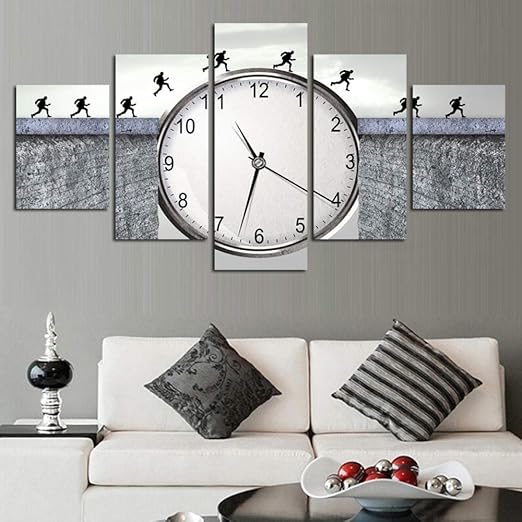 Cuadros Decoracion Salon Modernos 5 Piezas Lienzo Grandes Xxl