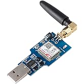 EC Buying SIM800C USB to GSM Module Quad-Band GSM/GPRS Wireless Module Integrated USB to Serial Chip GSM/GPRS 850/900/1800/1900MHz Support 2G/3G/4G Micro SIM Card/Bluetooth/SMS Data Transmission