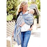 Mamaway Ring Sling Baby Wrap Carrier for Infant, Newborn, Toddler, Nursing Cover, Breastfeeding Privacy, Baby Holder, Breathable Fabric, 100% Cotton-Bohemian