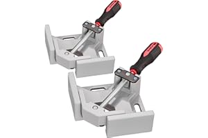 Spurtar 2pcs Corner Clamps for Woodworking with Adjustable Swing Jaw 90 Degree Clamp for Woodworking Photo Framing Welding Me