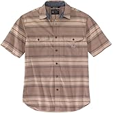 Carhartt Men's Rugged Flex Relaxed Fit Lightweight Short Sleeve Plaid Shirt