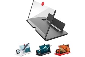 Screen Magnifier 2024 Newest Version, HD Phone Screen Amplifier for All Smartphones, Eye Protection (12in)