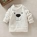 Timall Baby Girl Boy Cute Bear Furry White Comfortable Soft Thick Wool Sweater 0-3Years