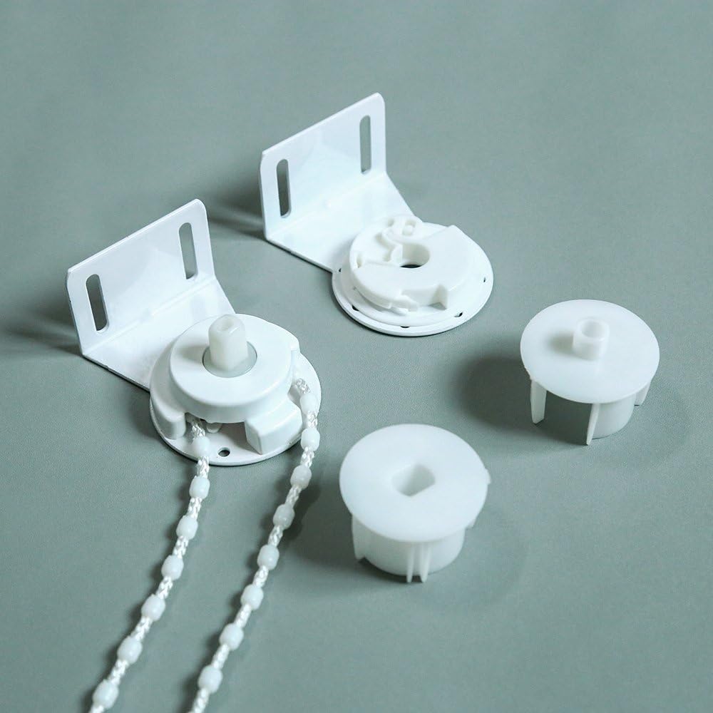 JIBUFANG Roller Blind Shade Clutch Bracket,Roller Blind Shade Metal Core Clutch Bracket Cord Chain Repair Kit 28mm