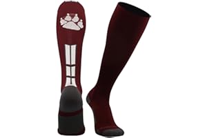 MadSportsStuff Wild Paw Socks for Football Softball Over the Calf Length Youth and Adult Boys Men Women Girls