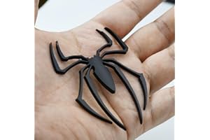 3D Metal Black Widow Spider Emblem Badge with Adhesive for Can-Am Spyder F3 RT R 600