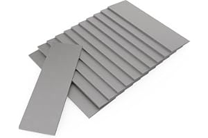 Luckyweld Welding Coupons 2X6 Inch Welding Kit 11 Gauge Welding Plate, 12 Pcs Weld Practice Kit Mild Steel Plate（12 Pcs)