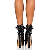 Leg Avenue Women's Ruffle and Satin Bow Anklet Socks