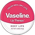 Vaseline Lip Therapy Lip Balm Tin, Rosy Lips, 0.6 Ounce