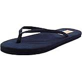 Flojos Fiesta Women's Flat Sandal, Navy/Navy, 9 M US