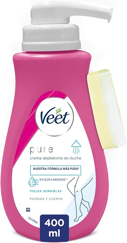 Crema Depilatoria de Ducha - con Dosificador, Piel sensible-400ml