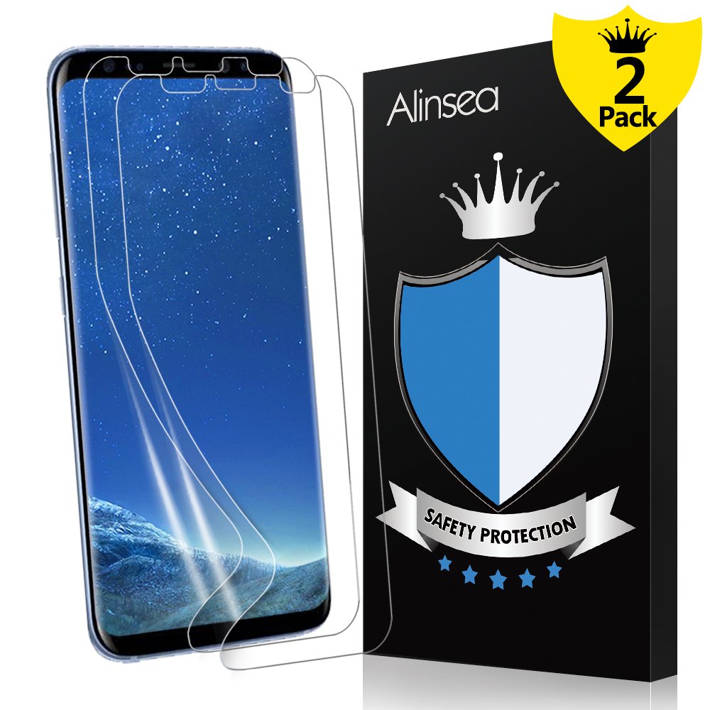 Galaxy S8 Plus Screen Protector, Alinsea Galaxy S8 Plus(S8+) Screen Protector Case Friendly] [Bubble-Free] [Anti-Scratch] [No Lifted Edges] for Samsung Galaxy S8+