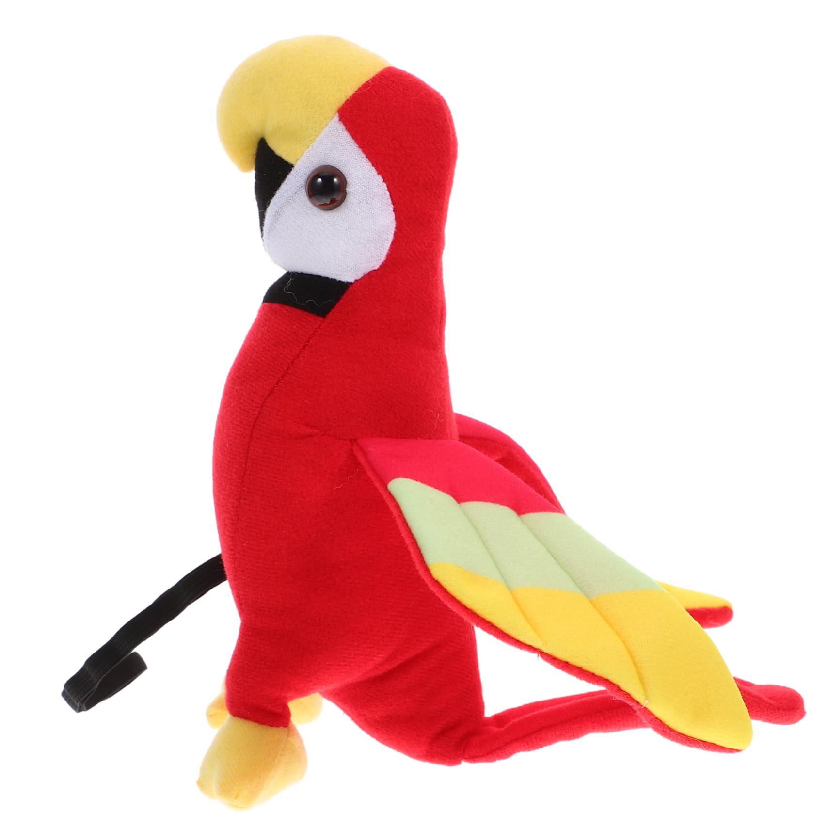JOINPAYA Adjustable Plush Parrot on Shoulder Kids Pirate Costume Accessory Stuffed Animal Toy for Halloween Party Role Play