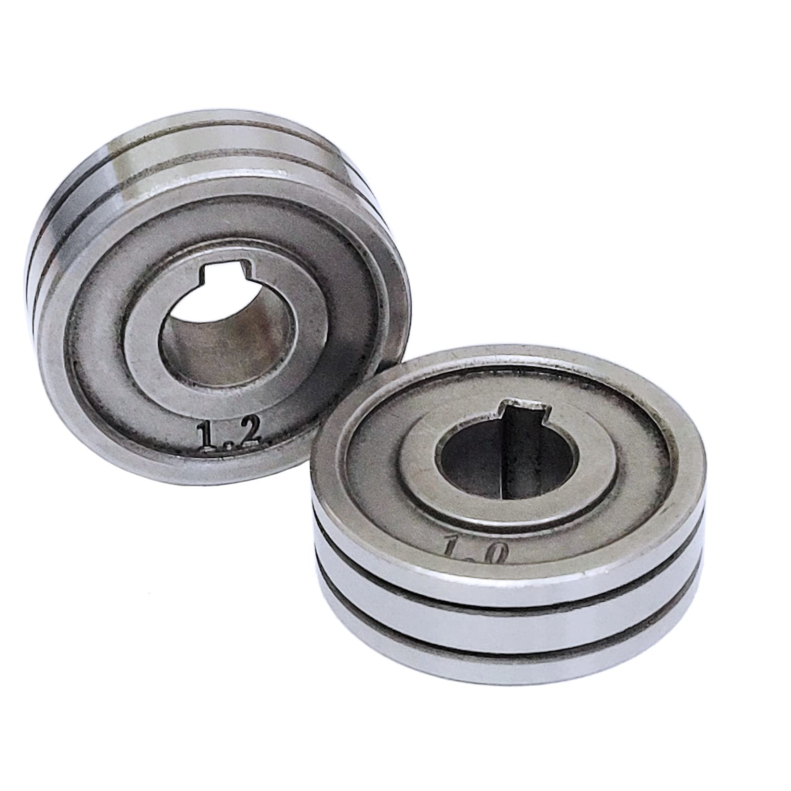 2X Wire Feed Drive Rollers Roll Wheels 30 * 10 * 10mm Fit for SSJ-29A SSJ29 Wire Feeder MIG MAG Welders Guide Equipment (1.0/1.2mm)