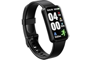 pixtlcoe Fitness Smart Trackers with 24/7 Health Monitoring,Heart Rate Sleep Blood Oxygen Monitor/Calorie Steps Counter Pedometer Activity Tracker/Smart Notifications for Men Women