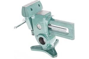 kimllier 3.5 Inch Versatile Vise Parrot Vise 360 Degree Multi-Angle Rotate Fit for Woodworkers and Metal Shops