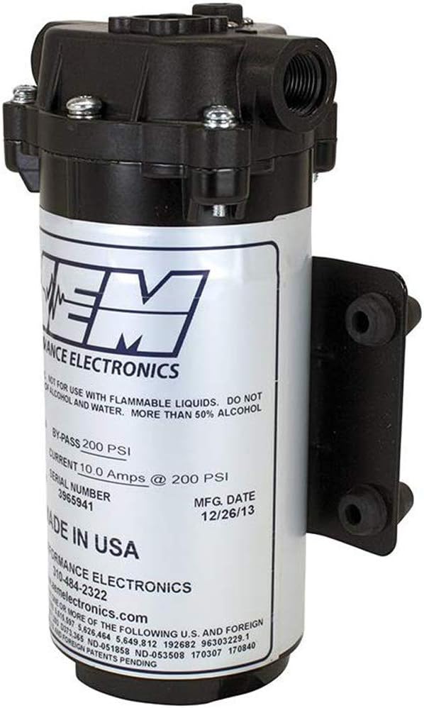 Amazon Com Aem Water Methanol Injection 200psi Recirculation Pump With 3 8 Npt Fittings Automotive