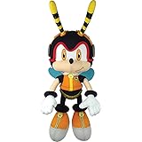 GE Animation GE52680 Eastern Sonic The Hedgehog Charmy Plush, 8.5''H, Multi-Colored