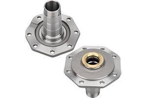 【Pair】 DRIVESTAR 43401-60080 Front Axle Spindle for Toyota Land Cruiser 78 79 80 105 Series 4.2L 4.5L 1992-2007