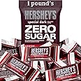 HERSHEY'S Zero Sugar Assorted Chocolate Candy Bag, Zero Sugar Assorted Flavors, for Special Occasions (1 Pound, Special Dark)
