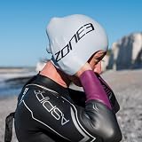 ZONE3 Long Hair Silicone Swim Cap 48g Anti Tear Durable Latex Free view 3