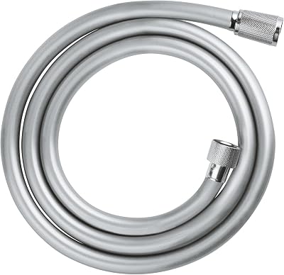 GROHE VitalioFlex Comfort TwistStop Smooth Shower Hose 1.5m Chrome G 1/2
