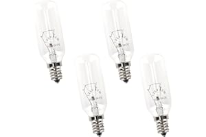 4pcs SB02300264 T8 E12 120V 40W Light Bulbs for Broan Range Hood, Stove Oven Bulbs Compatible with PM250-A PM250-B PM390 PM39