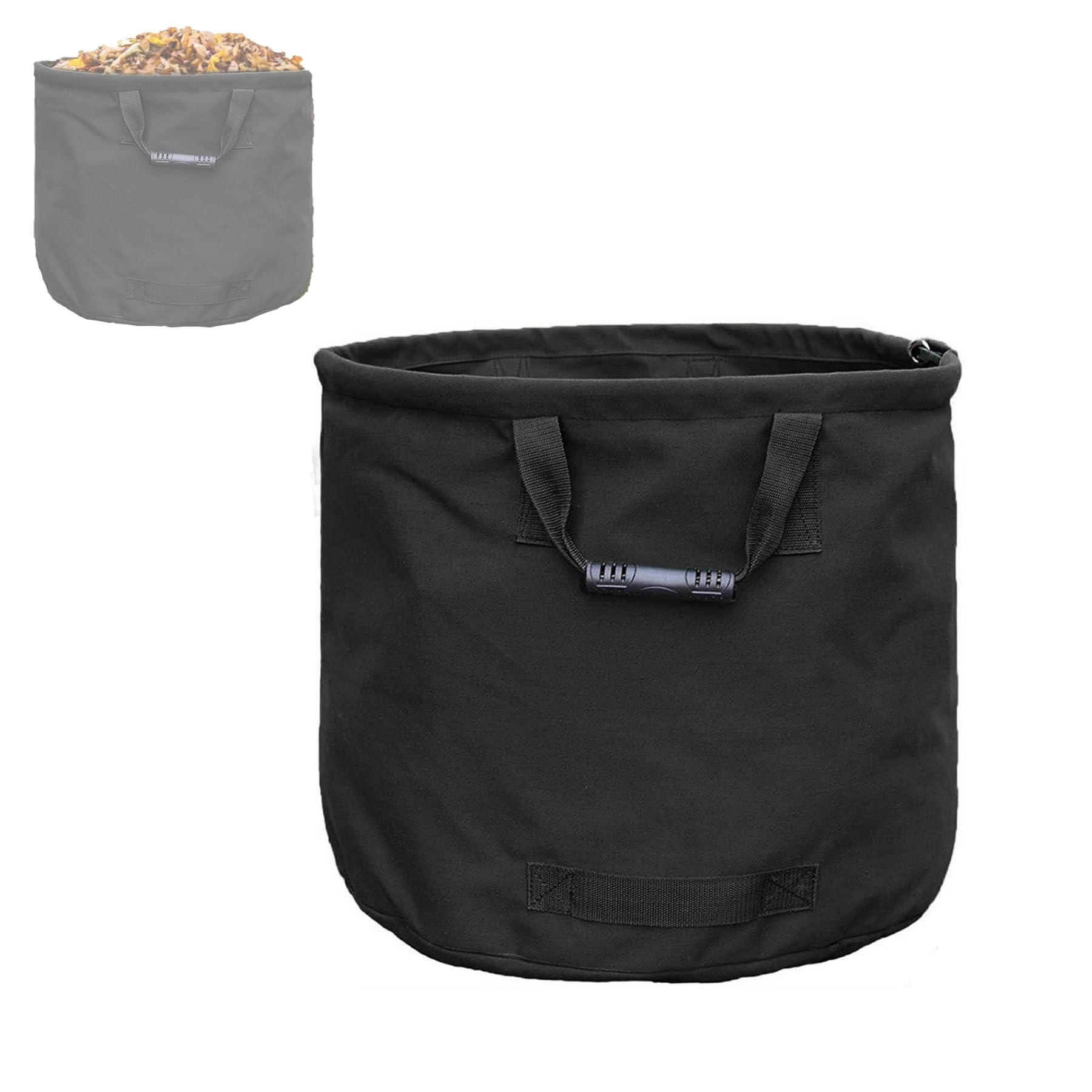 Garden Waste Bags Reusable, Garden Bags Heavy Duty with Handles, Industrial Fabric, Reusable Garden Sacks, Ideal for Collecting Garden Waste, Plant waste grass and Rubbish Bags Waterproof