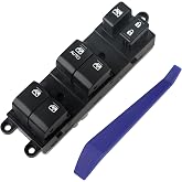 Obaee Master Power Window Switch Control Compatible with Subaru Outback 2013 2014 2015, Front Left Driver Side Replaces OEM 83071-AJ240, 1 Auto