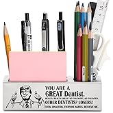 Dentist gifts for Women Funny, Thank you Appreciation Gifts for Dentist, You Are A Great Dentist Plaque, Gifts for Dentist Men Women on Birthday Christmas Office Desk Pencil Holders-DS44
