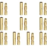 10 Pairs Hobbypark Female Male 4mm 4.0mm Gold Bullet Connector Plug for RC Battery ESC Motor Wire Plug