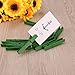 Tinksky Wooden Clothes Pins Clothespins Clothes Pegs Pins-40pcs(Green)