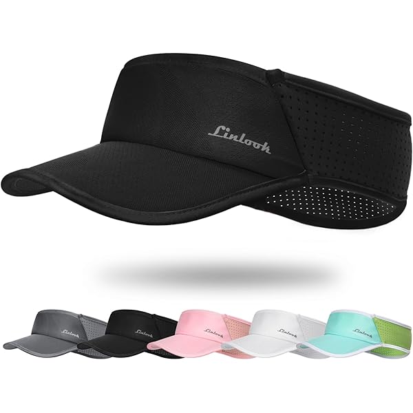 COLD FACTOR Sport-Sonnenblende – Schwarz, Dehnbar, Mit UV-Schutz 50+, Für Laufen, Golf & Tennis