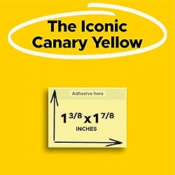 Post-it Notes, 1/3/8 x 1 7/8 in, 24 Sticky Notes