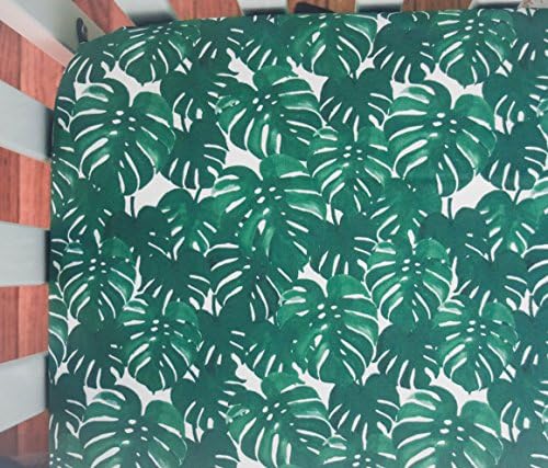 Palm Leaf Fitted Crib Sheet