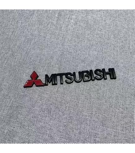 Amazon.com: Genuine Mitsubishi OE Triple Diamond Emblem RED Front