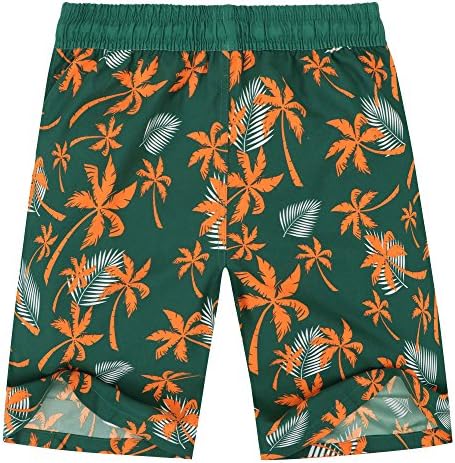 Halconia Men's Quick Dry Swim Trunks Beach Shorts Watershorts with Mesh Lining