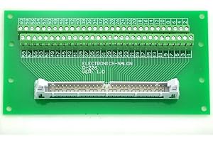ELECTRONICS-SALON Flat Ribbon Cable 0.1" FRC Connector Breakout Board Module (IDC60 2x30Pin)